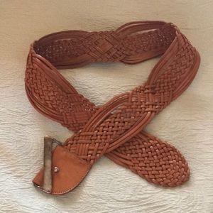 Lambertson Truex Woven Leather Belt